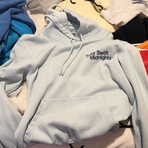Taylor Swift Midnights Light Blue Hoodie